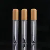 5ml Bamboo Lip Gloss Tube Makeup Bottle Cosmetic Eyeliner Tubo per ciglia Contenitore riutilizzabile Spedizione veloce F3268 Pwdvj