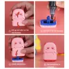 Postzegels Baby Naam Maatwerk Stempel DIY Cadeau voor Kinderen Seal Student Kleding Hoofdstuk Niet gemakkelijk te vervagen Beveiliging Leuke Monsters Speelgoed 230704