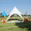 Aluminum pole spider star shaped tent for sports events advertising stretch tent With Printing