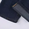 Designer jeans för män Wash Jeans Raka ben High Street bokstavstryck för avslappnade långbyxor