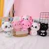 Boneca de pelúcia animal série cogumelo coelho bonito panda decoração de casa brinquedo de pelúcia