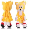 45 cm hérisson en peluche sac à dos dessin animé créatif Knuckles Miles Prower Shadow sac à dos pour enfants de grande valeur LT0101