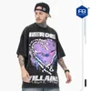 FG Men's Wear Primavera Estate 2023 New Fashion Brand High Street Creative Love Stampa T-shirt manica corta per uomo e donna