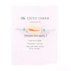Браслеты из шарма натуральные раковины браслет с Lucky Card Beach Seechell Colorf Crown String Chains Регулируемый браслет для женщин мужские