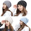 Cycling Caps Fashion Outdoor Hat Head Wrap Headwear Scarf Turban Stripe Ruffle Cancer Mooncap Beanie