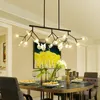 Lampadari Kunang-kunang Cabang Nordic Lampu Ruang Makan Sederhana Postmoderno Toko Kepribadian Kreatif Menghidupkan Kilau Salon Modern