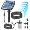 Pulverizadores Kit de irrigação automática por gotejamento alimentado por energia solar Sistema de irrigação automática recarregável com função de temporização 230704