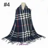 Factory Designer Original Bur Home Boutique en ligne de foulards d'hiver Classic Plaid Cotton Hemp Tassel Long Scarf for Men and Women's Lovers Headband s170G