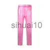 Pantalon femme Capris clair rose point PoTransparent PVC pantalon imperméable pantalon desserrer facile déposer J230705