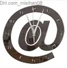 Zegary ścienne kształt litery 3D cyfrowy zegar ścienny duży dekoracyjny nowoczesny design duży cichy akrylowy zegarek kuchenny Mural do wystroju domu 60057 z230705