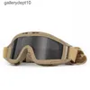 Lunettes tactiques de criquet pèlerin équipées de lunettes de protection pour ventilateur de l'armée masculine lunettes de moto lunettes de ski de fond