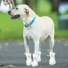 Vêtements pour chiens 4 pièces couvre-pieds pour animaux de compagnie couvre-chaussures chaussures jetables petits chiens chiot chaussons bottes d'extérieur chat en tissu