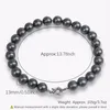 Halsband Örhängen Set Black Imitation Pearl Bead Chain Teardrop Shell Dangle Mode Koppar Smycken För Kvinnor