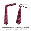 Bow Ties Women Men Stripe Tie retro Jacquard Neck 6cm Preppy paski Slim Nectie JK Korean College Style Style Akcesoria