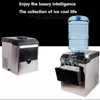 LINBOSS Ice Maker macchina per il ghiaccio a cubetti commerciale macchina per il ghiaccio domestica automatica per bar caffetteria tea shop 25 kg / 24 ore