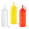 Storage Bottles 8x Household Sauce Condiment Refillable Oil Ketchup Dispenser