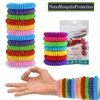 DHL Mosquito Repellent Bracelets Hand Wrist Band Telephone Ring Chain Adult Kids Use Anti-mosquito bracelet Pest Control Bracelet Bands 0705