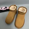 Botas femininas de inverno ultra mini botas de plataforma australianas masculinas de couro real botas quentes de pele no tornozelo 54mini 2 cm sapatos luxuosos botas de neve