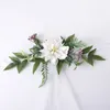 Flores decorativas Estilo Nordic Sen Cadeira Contracapa Decoração de Casamento Banquete Buquê Cena Simulação Flor