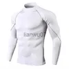 T-shirt da uomo Rashguard T-shirt manica lunga fitness da uomo Compression Basketball Training Calzamaglia sportiva Uomo Quick Dry Bodybuilding Gym Shirts J230705