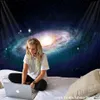 Arazzi Telecamere a cupola Arazzo Galaxy Hanging Wall Tapestry Hippie Retro Home Decor Yoga Beach Mat R230714