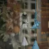 Decorative Objects Figurines Bunny Rabbit Windchime Outdoor Garden Decor Wedding Christmas Memorial Gift 230705