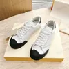 New high quality designer casual shoes for women mary jane classic low top leather womens thick bottom heightening black white sneakers 35-40 With Box 87Oe#