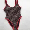 Diseñador verano moda caliente sexy sol playa traje de baño para mujer marca de gama alta correa de cintura alta bikini trajes de una pieza corte alto múltiples estilos dama traje de baño clásico