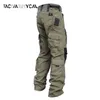 Pantalons pour hommes Pantalons tactiques Hommes Pantalon cargo extérieur multi-poches Pantalon de combat militaire Pantalon de travail de randonnée pour hommes résistant à l'usure Homme 230705