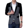 Whole-Samt Blazer Männer 2017 Frühjahr Neue Männer Blazer Koreanische Mode Design Patchwork Mens Slim Fit Anzug Jacke Marke Blazer ho2584