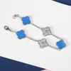 LUXURYS Link Projektant Bransoletka Kobiety Lucky Link Charm Bracelets Miłość moda błyszcząca i przyciągająca wzrok biżuteria elegancka TE2043