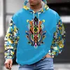 Träningsoveraller för män Vintage Luvtröjor Vinter Herrkläder Lösa Casual Etnisk stil Herrtröja Streetwear Oversized hoodie tröja