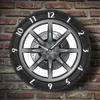 Relojes de pared Servicio de reparación de automóviles Garaje Propietario Neumático Rueda Coche personalizado Auto Reloj de pared Reloj Vintage Cool Mecánico Regalo Ideal para taller de automóviles Y200110 Z230706