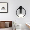 Wall Lamps Modern Light Gooseneck Crystal Lamp Stone Iron Wood Bedroom Bedside Monkey Lampara Pared
