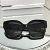Солнцезащитные очки для моделей с модными очками Big Frame Square Ocklasses Черно -зеленые поляризованные женские солнцезащитные очки высококачественные бокалы для женщин с коробкой