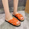 Slippers Casual Women Shoes Flats Flip Flops 2023 Summer Open Toe Designer Party Sandals Beach Ladies Zapatos Slides