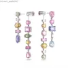 Strands de cuentas Nuevo 2023 Millenia Último glamour ambilight joyería juego de joyas de cristal australiano aretes de collar regalos para mujeres z230706