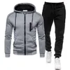 Men's Tracksuits 2023 Ladies Casual Wear Suit Sportswear Solid Color Pullover Pants Autumn And Winter Fashion