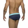 Badkläder för män Sexig baddräkt för män Sommar strandväska kudde resväska låg bikinijacka polyester snabbtorkande sport surfing 230705