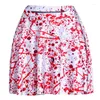 Skirts Summer Sexy Girl Jack Skull Prints Cheering Squad Tutu Skater Women Mini Pleated Skirt