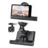 3CH CAR DVR DASHCAM Kör Videoinspelare 4 tum Pekskärm 1080p Full HD 170 Degrees Wide View Vinkel för främre inre inspelning