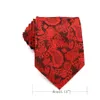 Spinki do krawatów wysokiej jakości 8cm męskie krawaty klasyczne Paisley kwiatowy dekolt Gravatas żakardowe tkane krawaty ślubne Business Party Neckwear 230704