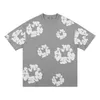 FG Menswear 2023 spring and summer new trend brand same foam full print high street hip-hop short sleeve T-shirt setSGQT