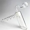 Glass Hammer Smoking Pipe Arm Tree Perc Handle Pipes for Hookah Bongs Accessories Dab Rig Tools