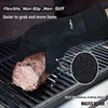 Grilles de barbecue 1 pièce gants de cuisine en silicone longs gants de gril de barbecue résistant à la chaleur cuisson pour griller mitaines de four à micro-ondes 230704