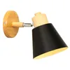 Wandlamp Nordic Nachtkastje Licht Houten Blaker Voor Slaapkamer Woonkamer Home Verlichting E27 Macaroon Steering Head