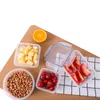 Lunch Boxes Airtight Food Storage Container with Lid Leak Proof Snap Lock BPA Free Plastic 230704