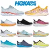 Hoka Bondi 8 Clifton Atletik Ayakkabı Runner Hokas Karbon X2 Üçlü Black Beyaz Hafif Turuncu Spor Tasarımcısı Erkek Kadın Eğitmenler Yaşam Tarzı Şok Emilim Dhgate 36-45