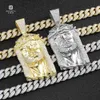 Ciondoli personalizzati Collana Gioielli Hip Hop PaJesus Iced Out Diamond Jesus Pendant