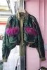 Frauen Jacken Streetwear 2023 Frühling Perlen Nähte Feder Casual Mantel Frauen Schwere Stickerei Pailletten Arbeitskleidung Jacke Weibliche Casacos 230705